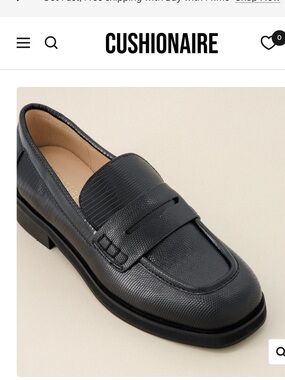 Women’s cushionaire charade Textured Penny Loafers New